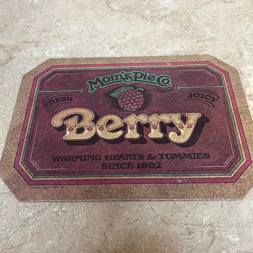 Vintage hot mat